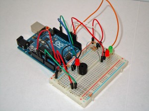 Finished laser trip wire