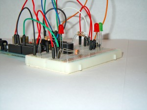 Finished laser trip wire
