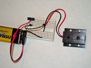 Laser with switch